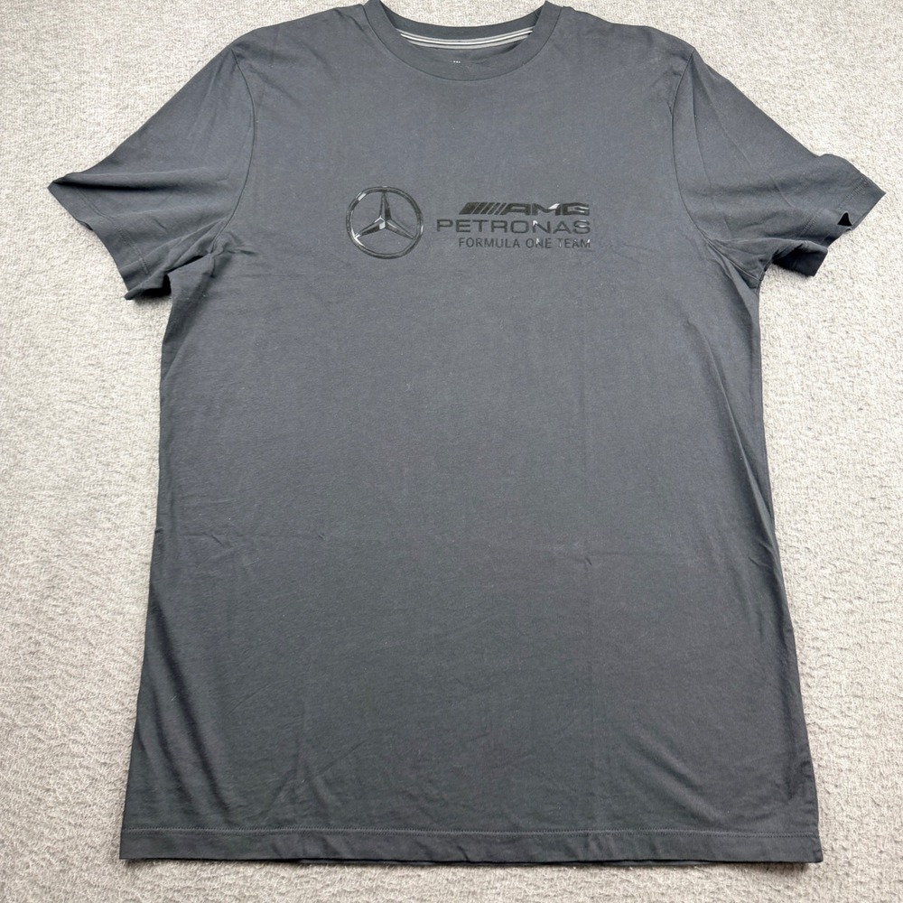 Mercedes AMG Petronas Formula One Team Graphic T-Shirt Men's L Black F1 Racing